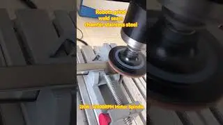 Robots grind, weld seam, chamfer the stainless steel, 2KW, 12000RPM Motor Spindle. Spindle For Sale！