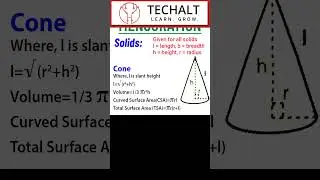 Mensuration Cone #shorts