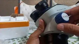 Unboxing do microscópio KAISI TX-350E COMPLETO.