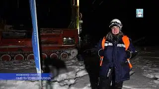 Ночная смена на Колмозерском месторождении