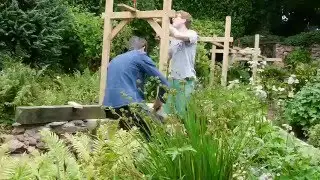 Building a water wheel Ep. 4 - Flume Pt. 2