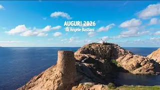Angèle Bastiani, merre di L'Isula, vi presente i so auguri pè l'annata 2026.