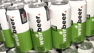 Canadian golf legend launches Weir beer at Shawn & Ed Brewing Co.