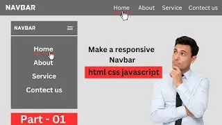 How to make Navigation bar with underline hover effect Using HTML AND CSS
