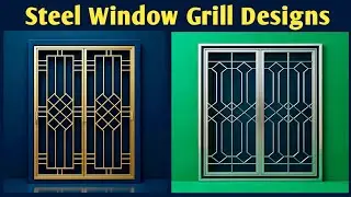 Steel Window Grill Designs | Best Iron Window Grill Designs