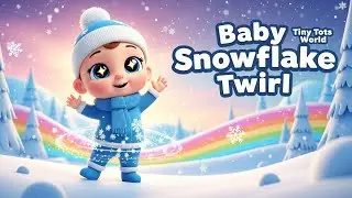 Snowflake Twirl Song ❄️💙 | Sing Along for Toddlers | Tiny Tots World
