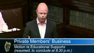 Stephen Donnelly Speaks against Education Cuts
