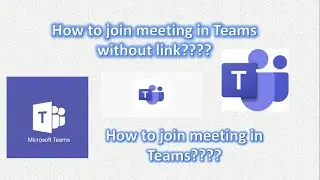 how to join meeting in team without link || How to join meeting in MS Teams #team #tutorial #meeting