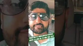 Pakistan vs Bangladesh  players needs to give all to win this test #cricketshorts #pakvsban