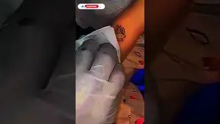 mandala flower tattoo for girls forearm #shorts #viralvideo #art | lower back tattoos for girls