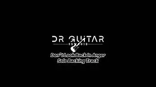 Don&rsquo;t Look Back In Anger Backing Track Solo Guitar 440hz (Do : C) Acoustic Backing