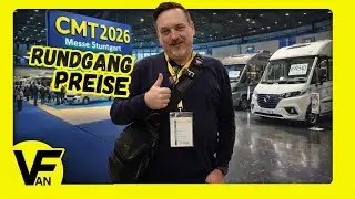 CMT 2026 | Preise, Wohnmobile, Kastenwagen und Zubehör | Rundgang Halle 1,3,