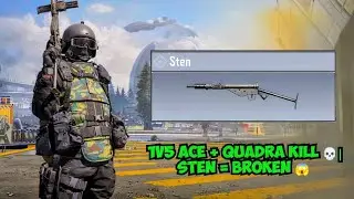 1v5 ACE + QUADRA KILL|BEST GUNSMITH FOR STEN &ndash; 