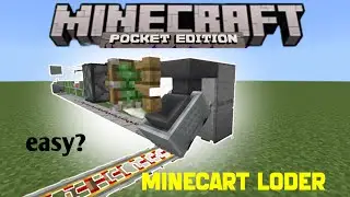 Minecart loder for pocket edition tutorial (hindi).