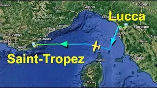 Piper Meridian (4K) Landing at Saint-Tropez, La M&ocirc;le (LFTZ)