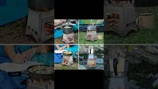 Effortless Outdoor Cooking with Lixada Titanium Wood Stove