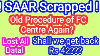SAAR Scrapped | Data lost | Lost 42 Rs | what to do Next?
