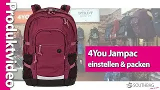 4You Schulrucksack Jampac - richtig einstellen und bepacken