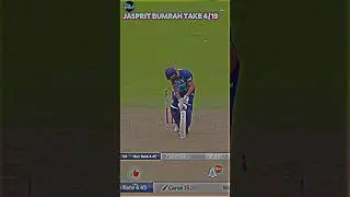 😯😯 jaspreet bomrah yorkar 4/19  #yorkar #shorts #cricket #ytshorts #viralchamber