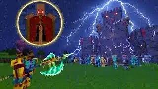 CAN CATACLYSM ARMOR AND WEAPONS DESTROY THE KNIGHT CASTLE IN MINECRAFT?