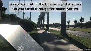 A time-lapse trip through UArizona's new solar system exhibit