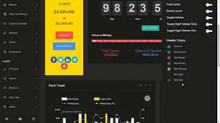 crypto Dashboard 3 and elements - Bootstrap Admin Dashboard Template