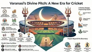 Varanasi International Cricket Stadium | Shiva-Inspired World Class Stadium Under Construction