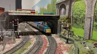 Class 45 peaks fitted with stay alive and testing near end #modeltrains #railway #trains