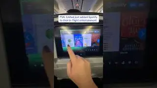 United Airlines new in-flight entertainment #unitedairlines #inflightentertainment
