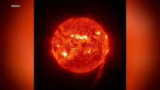 Solar filament erupts from sun on 25th anniversary of most powerful solar event