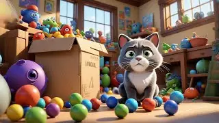 Three Clever Cats Sort and Match | Sorting and Song for Kids | Nursery Rhymes and Baby Songs