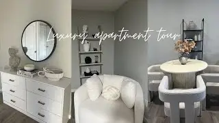 LUXURY APARTMENT TOUR | NEUTRAL, MINIMALISTIC & MODERN HOME DECOR