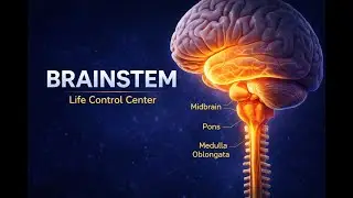 The Human Brainstem Explained Structure Functions and Clinical Importance🌚🤔🔥#shorts