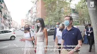 Visita a Vic&aacute;lvaro para apoyar al comercio local.