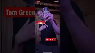 #tomgreen #livestream Tom  in #canada now making a #comeback #comedian #moviestar #singer #celebrity