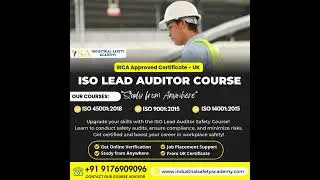 ISO Lead Auditor Certificate Course in Chennai, Tamil Nadu, India - Industrial Safety Academy