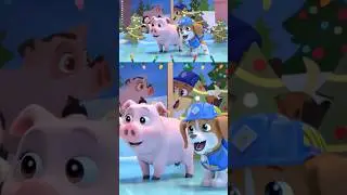 Rubble & Crew | Wheeler en Truffles gaan schaatsen! ⛸️ | Nick Jr. Nederlands #shorts