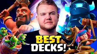 TOP 5 BEST NEW META DECKS TO PUSH IN CLASH ROYALE 🏆