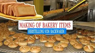 BAKERY ITEMS MAKING| Rusk & Toast making Business|  Food processing plant, PEMBUATAN BAKERY ITEM