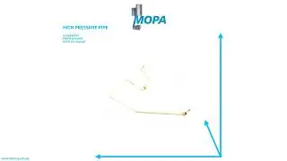 04050046 - MOPA HIGH PRESSURE PIPE suitable for MWM & Deutz engines
