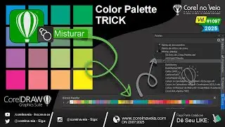 Trick Color Palette with Blend Tool in CorelDRAW