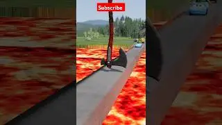 Giant Axe 🪓 Vs Car/Car And Axe#gaming #car#shorts