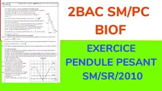 2BAC/SM/PC/EXERCICE PENDULE PESANT SM/SR/2010