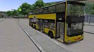 OMSI 2 - Berlin X10-Addon - MAN Lion's City DD - Express Linie X10 (Hertzallee - Rammrath-Br&uuml;cke)