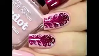 Nail designs for long nails | DIY nail tutorial on natural nails