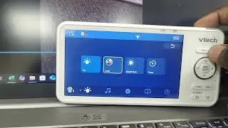 How to turn on night lights on a VTech baby monitor