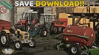 SAVE DOWNLOAD!!😱OPIS!!🤤Polskie Małe Gospodarstwo 🤔 MEGA KLIMAT 👨&zwj;🌾 AF 💪FS25