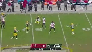 Pass Interference Call at the end of the Bucs vs. Packers Game | 2021 NFC Championship