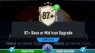 87+ Base or Mid Icon Upgrade SBC Pack Opened - Cheapest Solution & Tips - Fifa 23
