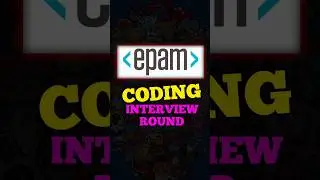 EPAM CODING ROUND #epam #epamrecruitment
